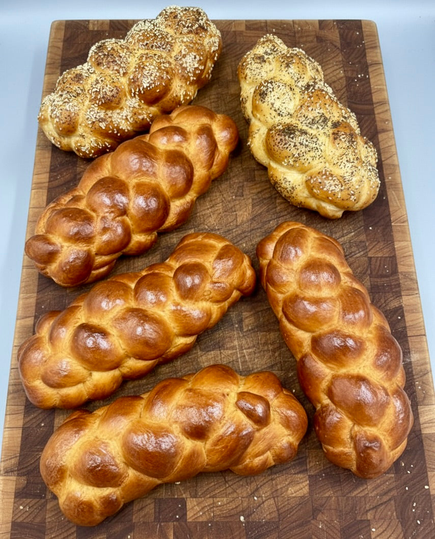 The Braid Pair - Traditional & Seeded Challah (2lbs each)