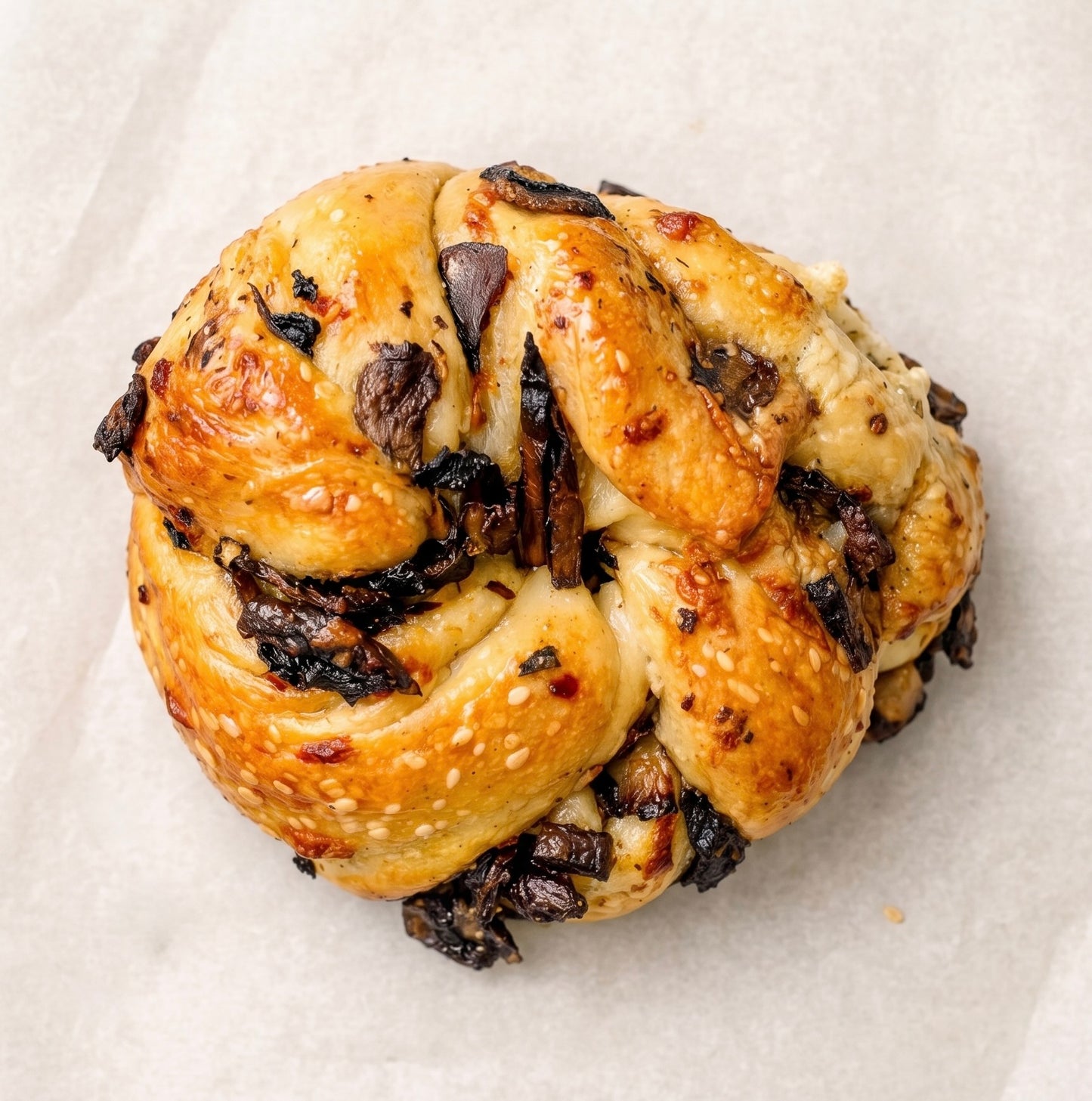 Mushroom with truffle oil & parmesan cream