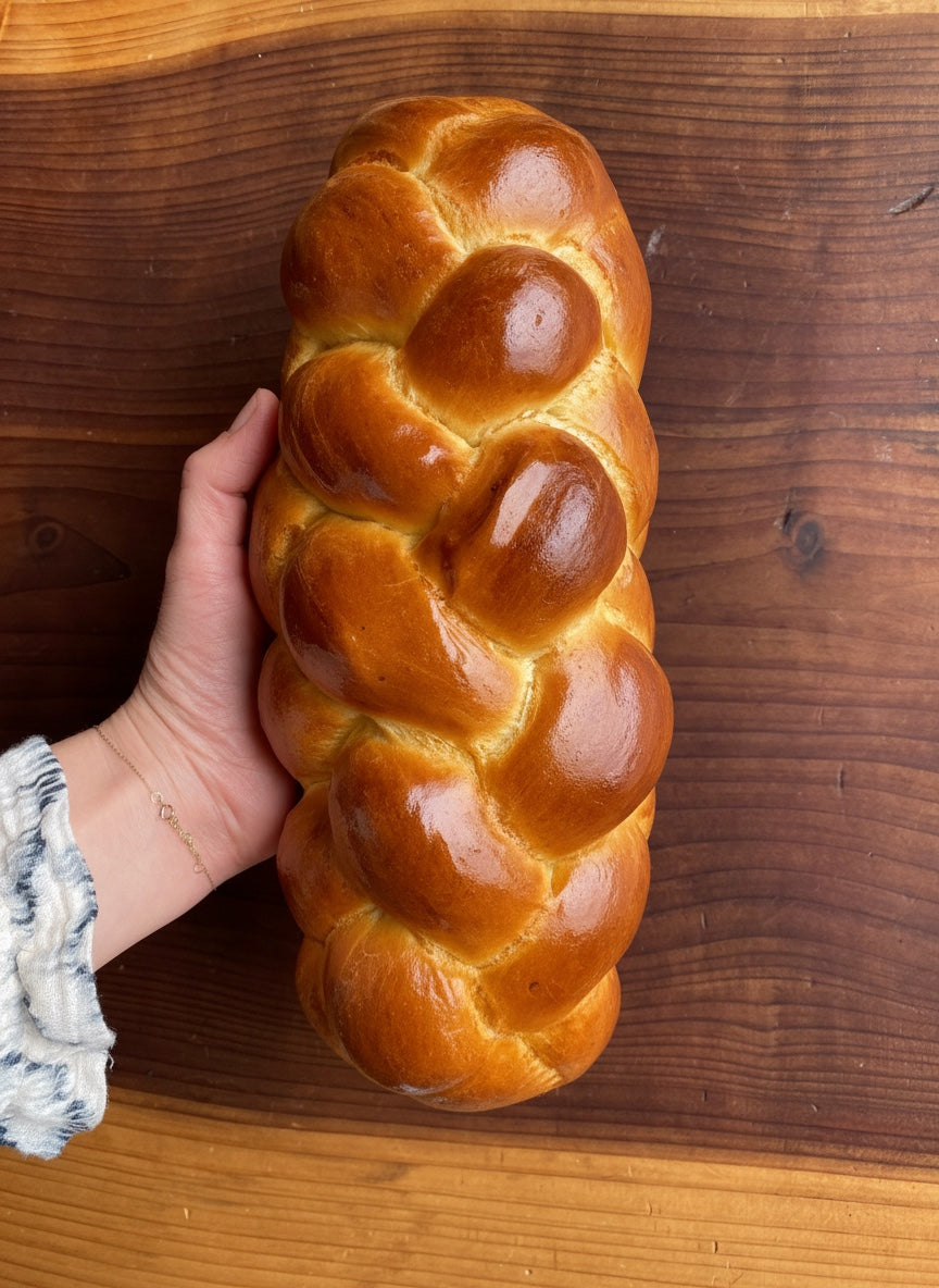 Traditional Braided Challah (2 lbs)