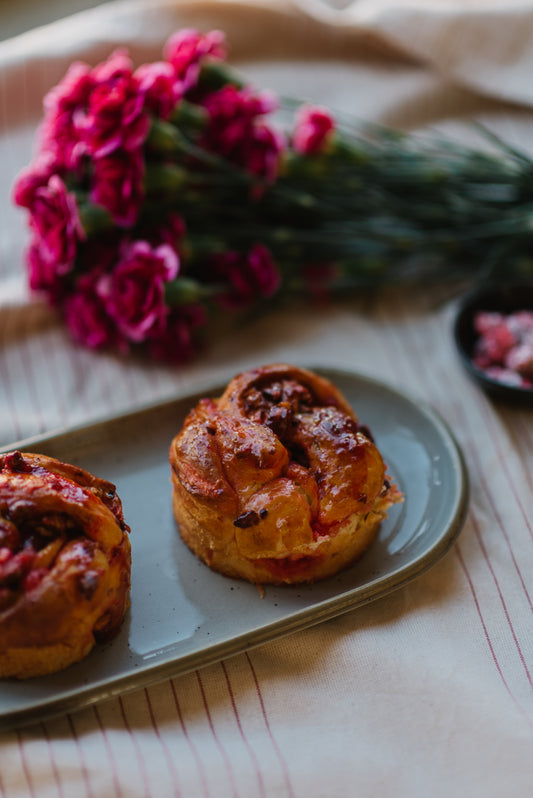 Valentine's Day babka roll