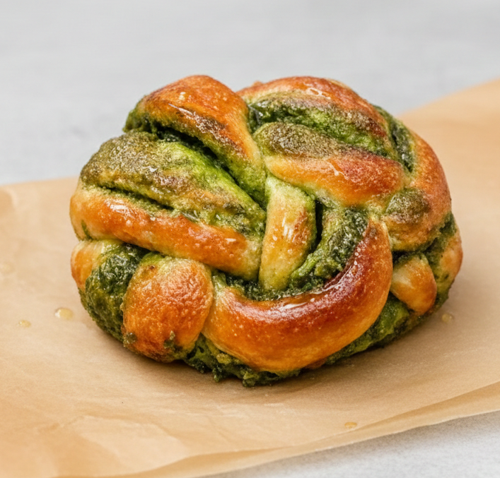 Matcha Cream Babka