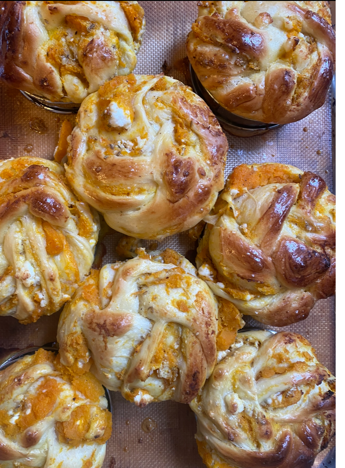 Butternut squash savory babka