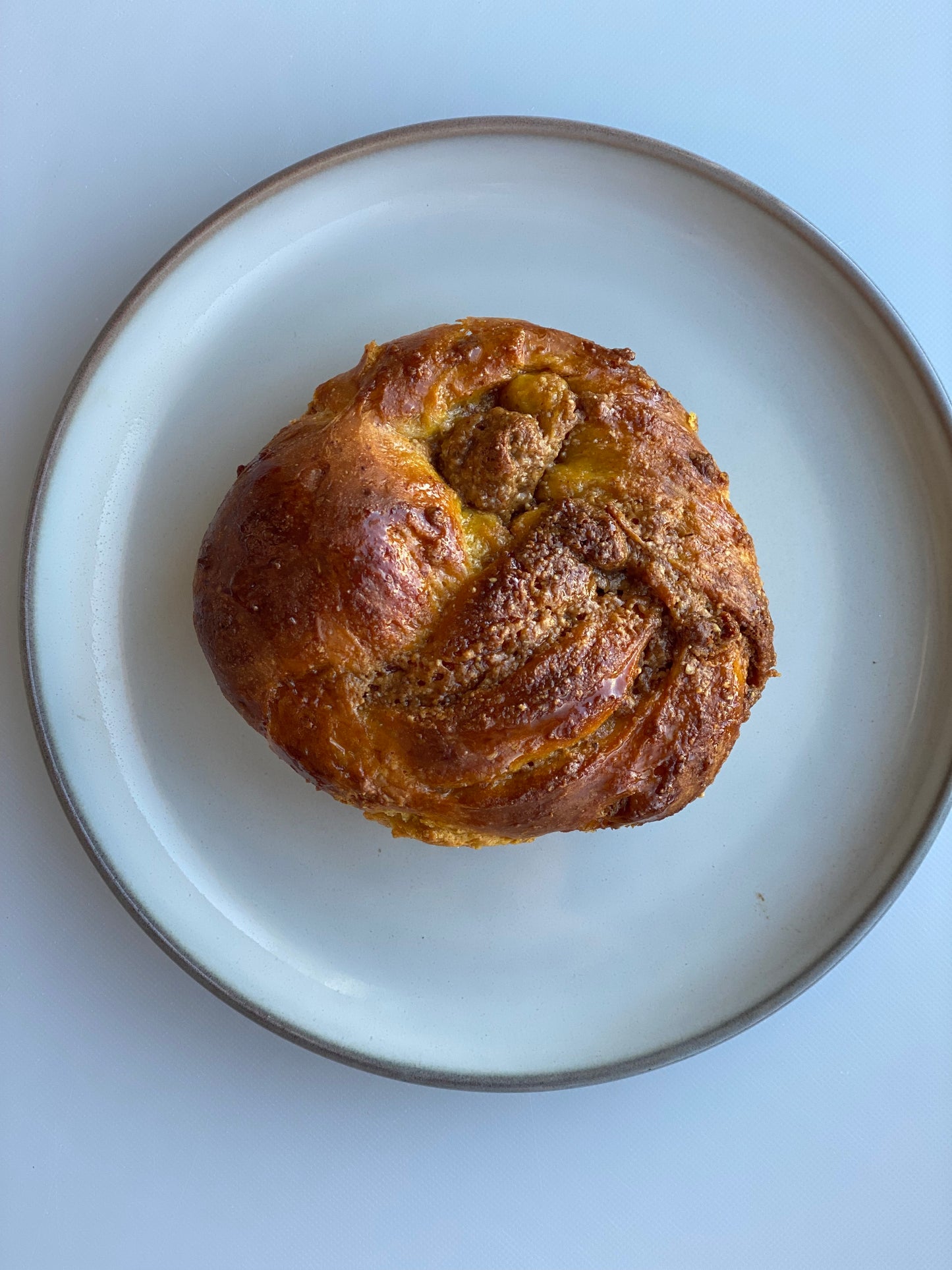 Pumpkin babka roll