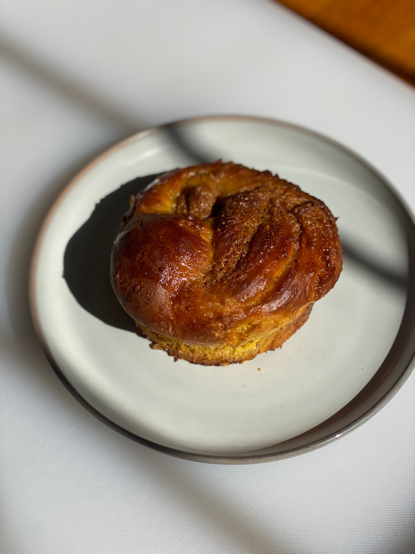 Pumpkin babka roll