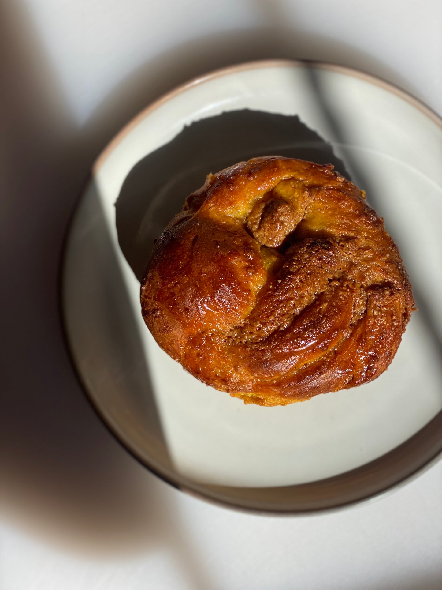 Pumpkin babka roll